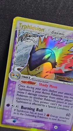 Typhlosion Dragon Frontiers Reverse Holo Rare Card 12/101 Stamp EXC/LP - Image 2