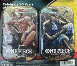 One Piece TCG Tin Pack Set Vol. 2 TS-02, OP13 New Factory Cards Sealed Set Of 2 - Image 1