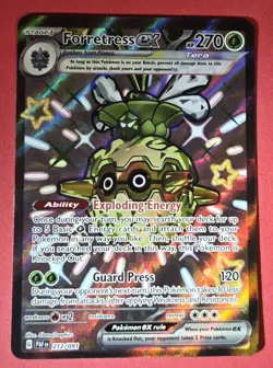Forretress ex SSR 320/190 sv4a Shiny Treasure ex Japanese Pokemon Card - NM - Image 1