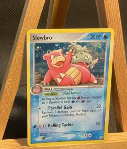 Slowbro 13/115 Unseen Forces Vintage Pokemon TCG Card - HUGE SWIRL NM - Image 1
