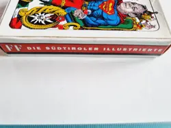 CARTE DA GIOCO SIGILLATE FF SUDTIROL SUPERMAN MAGIARE ORIGINAL PLAYING CARDS NEW - Image 3