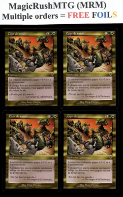 *MRM* FR/VF 4x Armadillo Cloak ( Cape de tatou ) MTG INV - Image 1