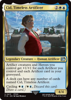 Magic MTG - Cid, Timeless Artificer - MINT/NMINT - EN - FOIL - Image 1