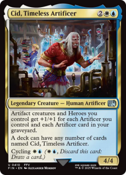 Magic MTG - Cid, Timeless Artificer - MINT/NMINT - EN - FOIL - Image 1