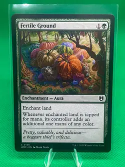 MTG - FERTILE GROUND - Wilds of Eldraine Com (C) - Image 1