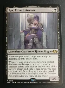 Magic the Gathering Rev Tithe Extractor J25 Legendary Creature Rare #45 MTG - Image 1