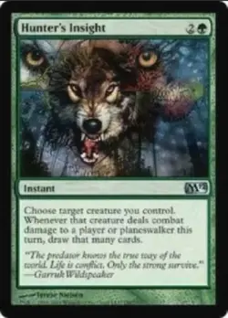 HUNTER'S INSIGHT - MTG M12 Uncommon Instant - Image 1