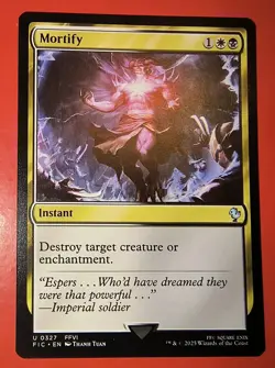 MTG, MAGIC: MORTIFY, FIC, UNCOMMON, 0327- NM - REGULAR FINISH - Image 1