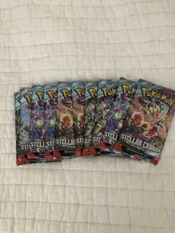 Pokemon Stellar Crown Blister Packs 10 - Image 1