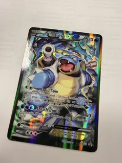 Pokemon Blastoise EX XY122 Black Star Promo Moderately Played!! - Image 3