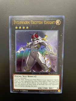 Yugioh Evilswarm Exciton Knight BLLR-EN068 Ultra Rare 1st Edition NM - Image 1