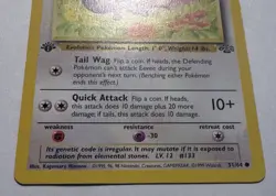 1st Edition Eevee 51/64 Jungle Set Vintage 1999 Pokemon TCG WOTC Mod Play - Image 2
