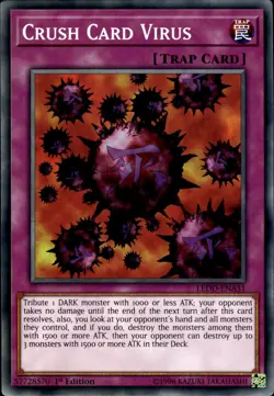 Crush Card Virus - 1st Edition LEDD-ENA31 - NM - YuGiOh - Image 1