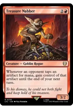 1x MTG Treasure Nabber - The Lord of The Rings Rare! NM Mint! - Image 1