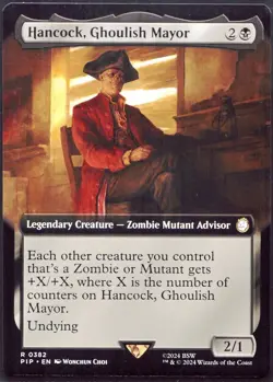 Hancock, Ghoulish Mayor - 382 Extended Not Foil MTG Fallout - Image 1