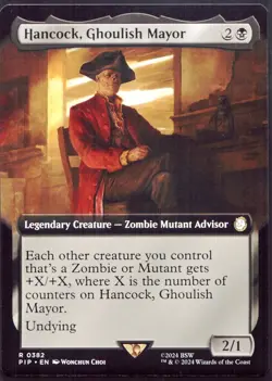 Hancock, Ghoulish Mayor - 382 Extended Not Foil MTG Fallout - Image 1