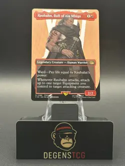 Raubahn, Bull of Ala Mhigo 0388 (Borderless) Final Fantasy Regular non foil MTG - Image 1