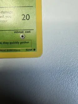 Exeggcute 1st Edition Jungle 52/64 Common WOTC Vintage Pokemon - Image 2