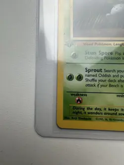 Oddish 58/64 1st Edition Jungle Common WOTC Vintage Pokemon 1999 - Image 2