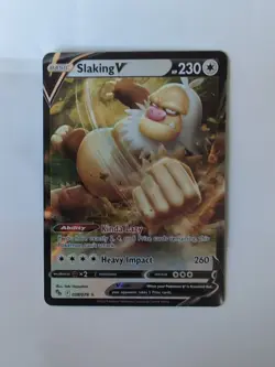 2022 Pokemon Slaking V 058/078 Pokemon GO Holo - Image 1