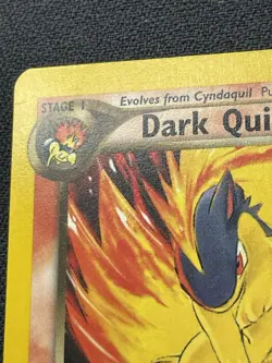 Pokemon Dark Quilava 39/105 Neo Destiny Non-Holo MP / DMG (#3) - Image 2