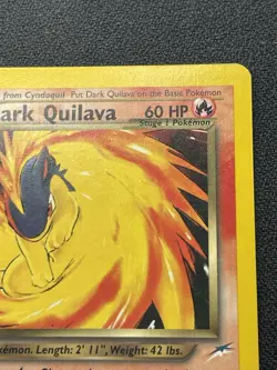 Pokemon Dark Quilava 39/105 Neo Destiny Non-Holo MP / DMG (#3) - Image 3