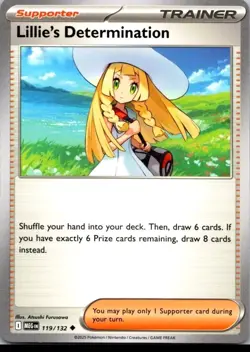 4x Lillie’s Determination Playset x4 119/132 Mega Evolution ME01 Pokemon TCG - Image 1