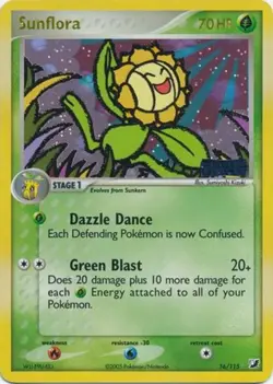1x (P) Sunflora - 16/115 - Holo Rare - Reverse Holo Unseen Forces Pokemon - Image 1