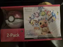 Pokemon Prismatic Evolutions ETB + Pokeball Bundle Sam’s Club Exclusive (Sealed) - Image 1