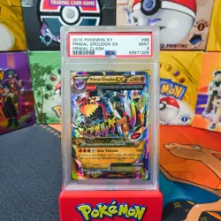 PSA 9 MINT 2015 Pokemon XY Primal Clash Primal Groudon EX 86 - Image 1