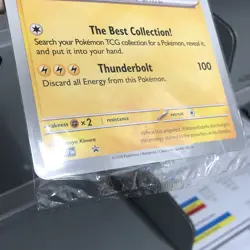 ⚡ 🦖 Pokemon TCG Pikachu At The Museum Jumbo Promo Card In Hand MEP Sealed 🦖⚡ - Image 3