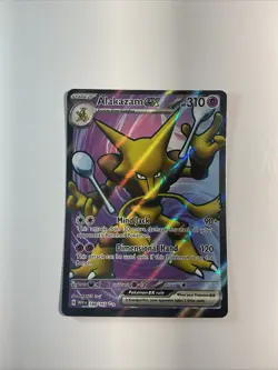 Alakazam ex 188/165 Sv: Scarlet & Violet 151 Holo Double Rare Pokemon TCG Card - Image 1