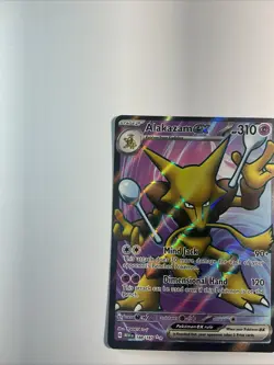 Alakazam ex 188/165 Sv: Scarlet & Violet 151 Holo Double Rare Pokemon TCG Card - Image 2