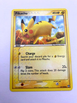 Pokemon Card - Pikachu 57/108 EX Power Keepers *LP* Common - Image 1