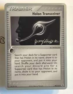 Pokemon Holon Transceiver 98/113 Signed World Championship 2007 Eng 2 - Image 1