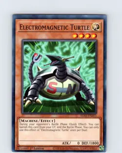 Yu-Gi-Oh TCG Electromagnetic Turtle EGS1-EN013 1st Edition Common Card NM - Image 1