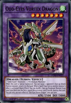 Odd-Eyes Vortex Dragon - 1st Edition LEDD-ENC27 - NM - YuGiOh - Image 1