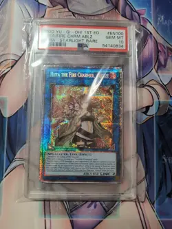 Yugioh Hiita The Fire Charmer Ablaze Starlight Rare PSA 10 PHRA - Image 1
