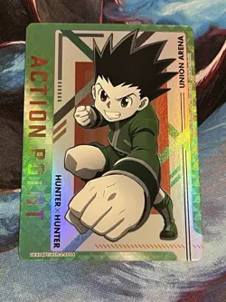 Union Arena Hunter x Hunter Vol 2 HTR-2-AP04 Gon Freecss Action Point Holo - Image 1