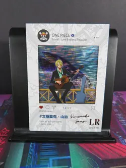 Vinsmoke Sanji LR Rare Card Premium One Piece Anime Manga Collectible CCG Art OP - Image 2