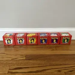 Pokemon 23k Burger King Gold Plated Trading Card Set Red Box Lot Of 6 - Sealed - Image 5