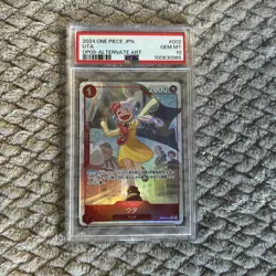 One Piece Card Game Uta OP09-002 Emperors in the New World Alt Art Foil PSA 10 - Image 1