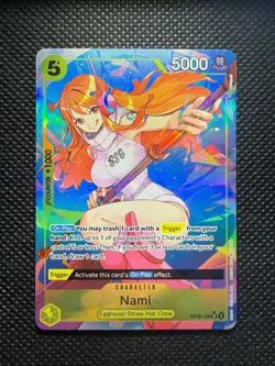 Nami OP08-106 (Alternate Art) SR Two Legends One Piece Card Game English FOIL NM - Image 1