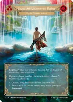 Flesh and Blood FAB Sacred Art: Undercurrent Desires (Marvel) NM 1st Edition - Image 1