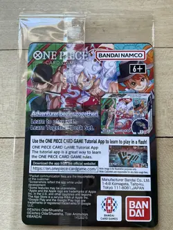One Piece Monkey D. Luffy US Voyage College Basketball Promo Card Sealed Rutgers - Image 2