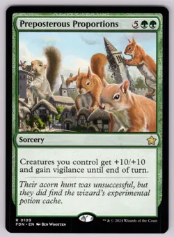 Preposterous Proportions R Foundations # 109 NM Normal - Image 1