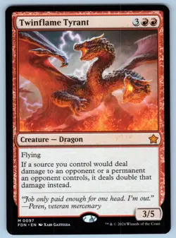 Twinflame Tyrant M Foundations # 97 NM Normal - Image 1