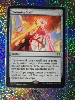 2020 Commander 2020 (C20) Rare Regular 070/322 Twinning Staff - Image 1