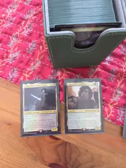 Gently Used Lord of the Rings Commander Deck Set - all decks in sleeves - Image 2