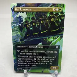 Dai Li Agents #306 Regular (Borderless) MTG Avatar: The Last Airbender Mint / NM - Image 1